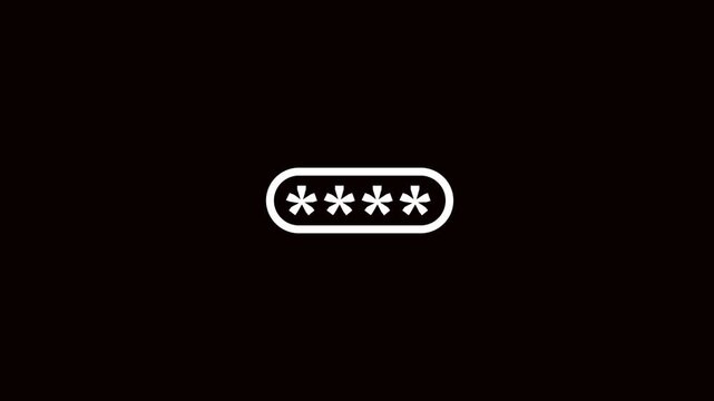 Entering password and clicking the button sign in on screen. 4K video