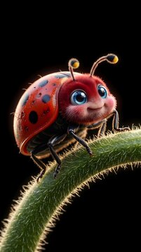 ladybug on a leaf