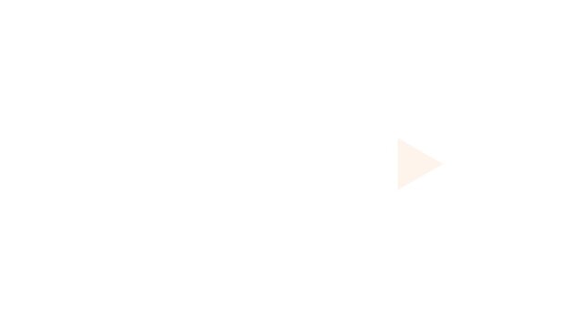 Minimalist loading animation with pulsing orange arrows on white background, progress indicator