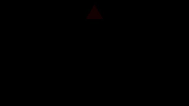 Minimalist red triangle pattern animation, abstract geometric motion background, for digital