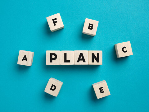 Plan concept with a variety of strategic options