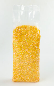 Yellow Corn Grits Polenta in Package - Coarse Ground Cornmeal for Cooking