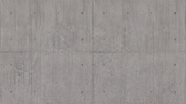 Exposed Formed Concrete Wall Texture with Tie Holes Industrial Cement Panel Background Modern Architecture Surface