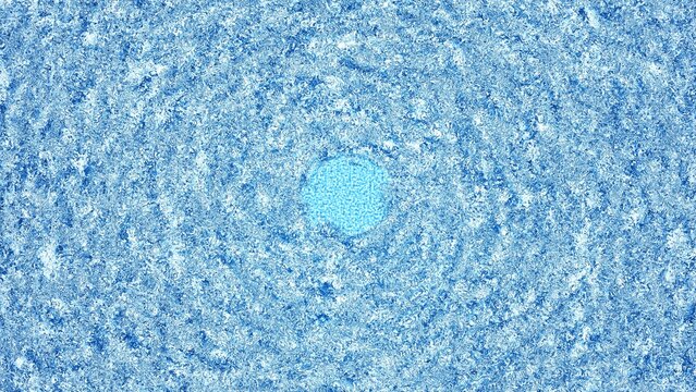 Abstract blue textured background with circular pattern
