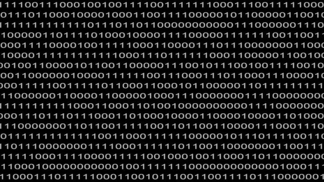 binary number spheres, computer 3D rendering of binary code background symbol neon binary code digital threat urgent danger notification dark network circuitry .
