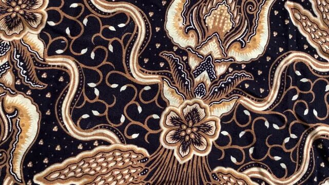 thai art pattern on wall