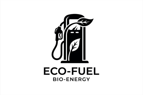 Eco Fuel Station Bio Energy Logo Design