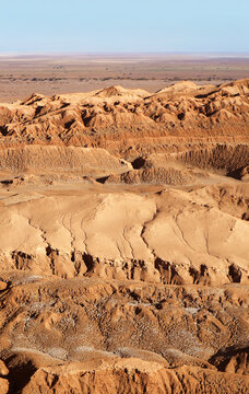 Stunning Landscape of Valle de la Luna or The Moon Valley in Atacama Desert, Northern Chile, South America