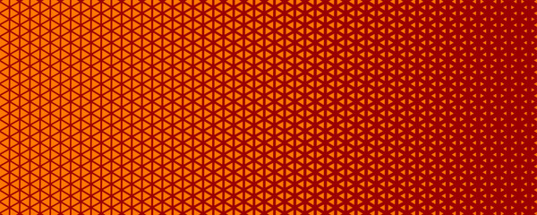 Obraz premium Abstract red, orange and yellow triangle shapes vector background