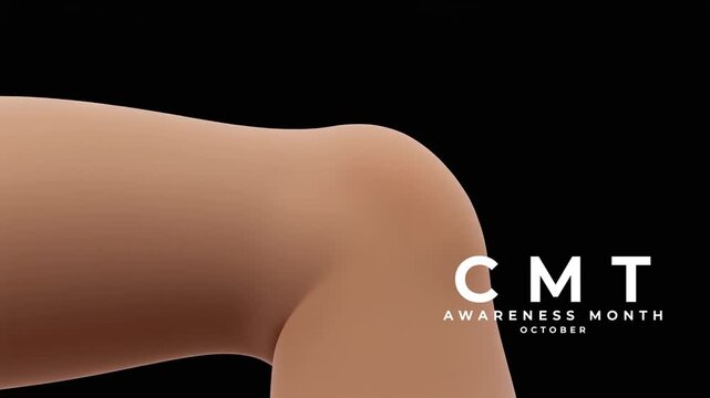 Charcot-Marie-Tooth Disease Awareness Month Raising Awareness of Neuromuscular Health and Patient Support. Animation Video.