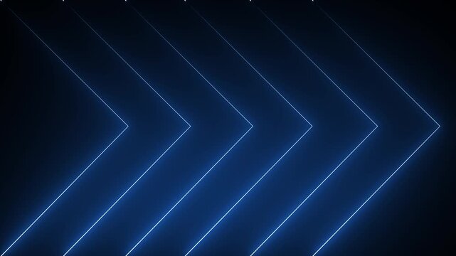 A neon line icon features sleek, glowing blue color often with a slight glow effect, creating a modern, illuminated, and futuristic appearance.4k motion video.