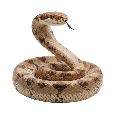 Coiled Precision A Studio Portrait of the Rattlesnake