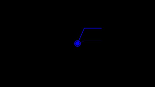 Futuristic viewfinder of the future HUD graphics around movies, Technological HUD template call out Dynamic Callout HUD Animation For Sci-Fi Projects. Hud callout for screen, scoreboard 4K video.