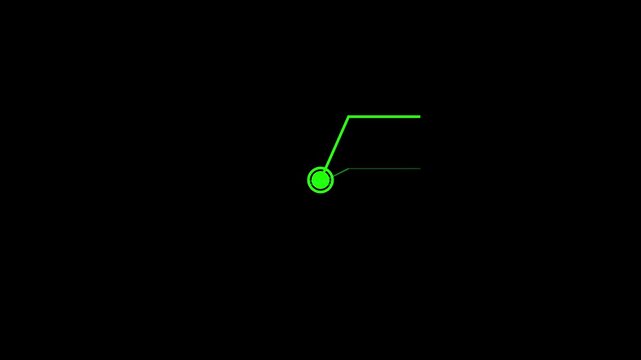 Futuristic viewfinder of the future HUD graphics around movies, Technological HUD template call out Dynamic Callout HUD Animation For Sci-Fi Projects. Hud callout for screen, scoreboard 4K video.