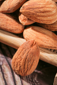 Assorted Nuts and Lentils Close-up - Natural Healthy Food Ingredients