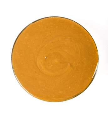 Hot Sesame Sauce in Glass Bowl - Traditional Chinese Dipping Sauce from Henan Province