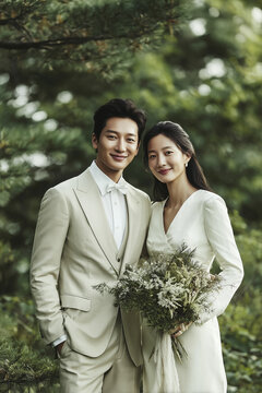 Romantic Wedding Couple Portrait Session