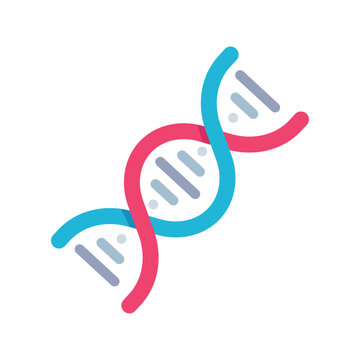 Vibrant, intertwining double helix symbolizing biological research and modern biotechnology