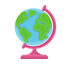Illustration of globe © Qonita