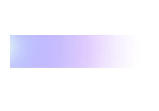 Purple gradient rectangle shape isolated on transparent background