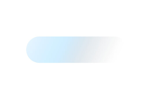 Blue gradient rectangle with rounded edges on transparent background