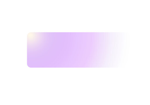 Purple gradient rectangle shape with rounded corners on transparent background