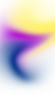 Abstract colorful blur gradient effect on transparent background