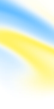 Abstract colorful gradient waves smooth texture on transparent background