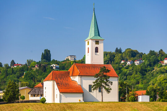 Church of Holy Trinity in town of Sveta Nedelja, Samobor region, Croatia