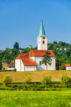 Church of Holy Trinity in town of Sveta Nedelja, Samobor region, Croatia