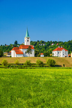 Church of Holy Trinity in town of Sveta Nedelja, Samobor region, Croatia