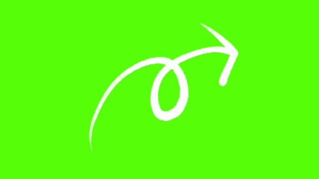 Animated Curved Arrow Direction Icon