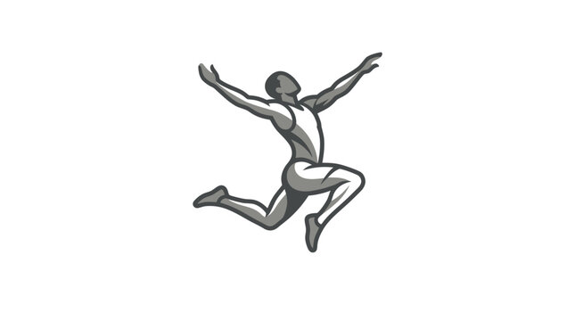 Man jumping in the air freely.
