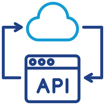 vector elements icon of Api Connection