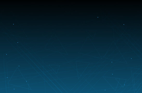 Abstract Dark Blue Corporate Background with Subtle Geometric Triangle Patterns Background 