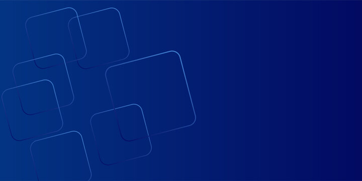 Abstract Blue Background with Geometric Square Line Patterns vector ilustration
