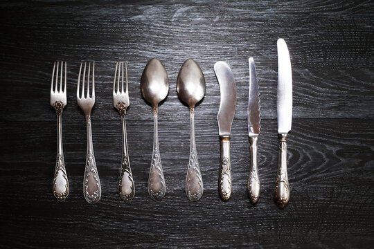 Cutlery On Dark