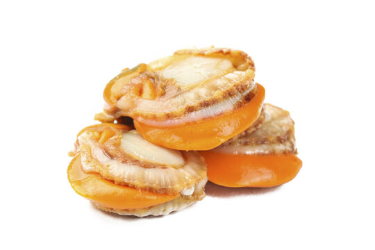 Fresh Raw Shucked Scallops from Qingdao on Ice - Premium Seafood Meat Without Shells Ready for Cooking