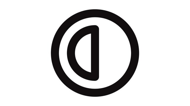 Contrast setting icon animation