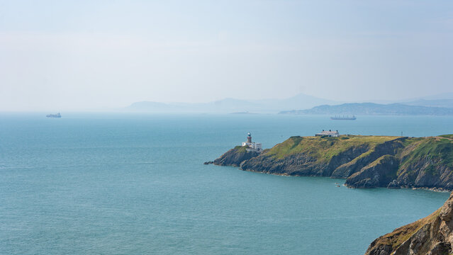 Coastal View of Baily Lighthouse, Ireland