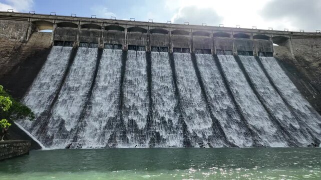 Historic masonry dam spans the scenic Tai Tam. Aug 16 2025