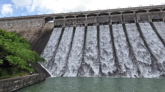 Historic masonry dam spans the scenic Tai Tam. Aug 16 2025