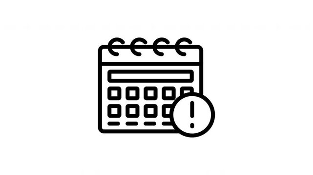 deadline animation icon
