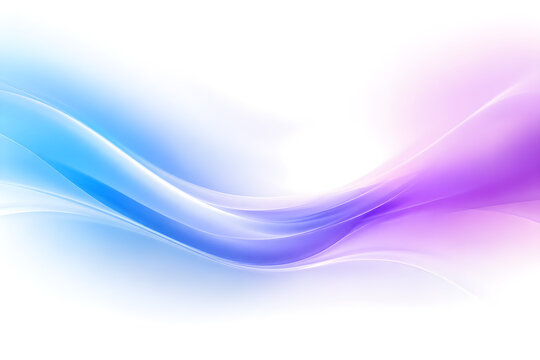 Abstract flowing lines in blue and purple a vector design on transparent background wave pattern waves illustration smooth curves gradient mesh hues shades dynamic flow
