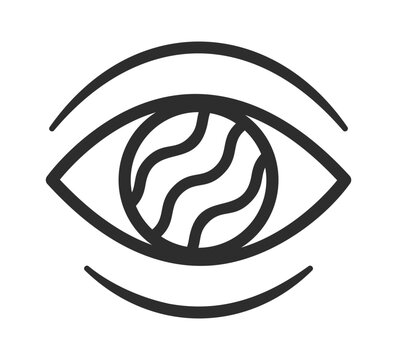 Eye Vision Symbol Line Art Logo