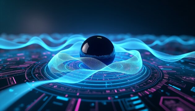 Distributed Waveform Gallery Neon HUD Blueprint