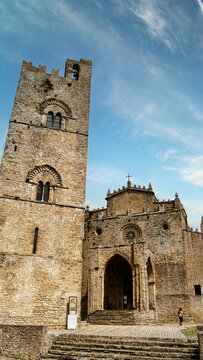 Kirche Madre mit Campanile in Erice, Sizilien