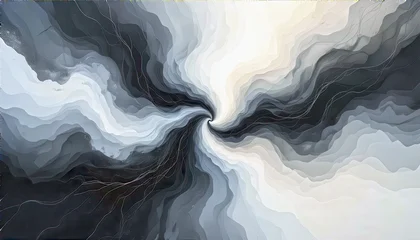 Black and white swirling background © rolffimages