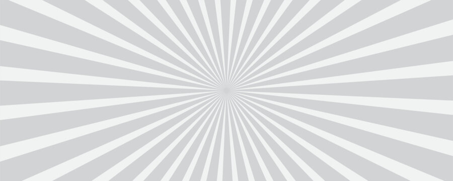 Radial circle line. Pattern starburst. Comic beam lines. Sun effect rays. Abstract firework. Concentration stripe. Cartoons lightning style. Vector illustration Ray sun light. Sunburst radial