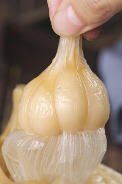 Traditional Shandong Garlic Bulb Hand-Held for Chinese Cooking and Dinner Preparation